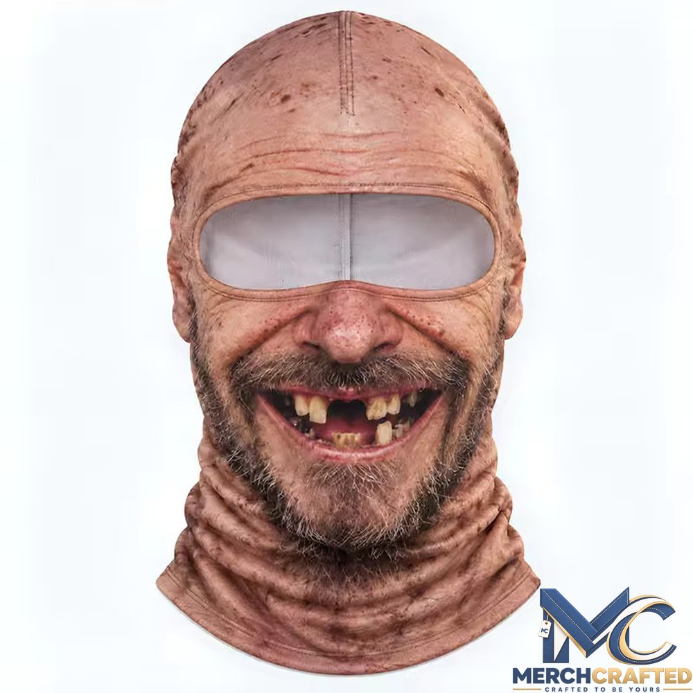 Funny Grandpa Face Ski Mask