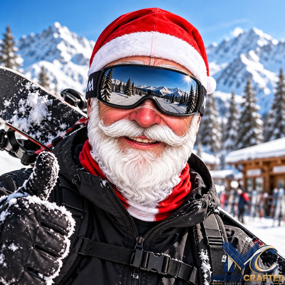Funny Santa Claus Ski Mask