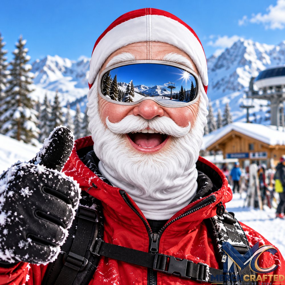 Funny Santa Claus Ski Mask