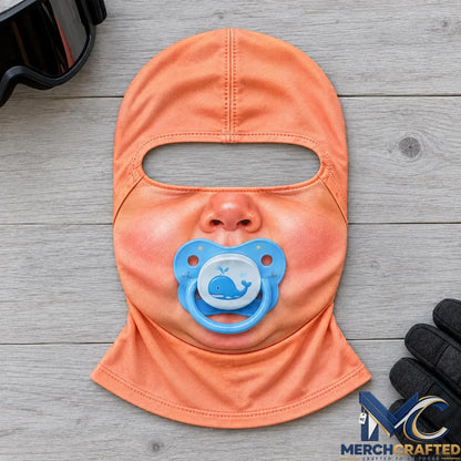 Funny Big Baby Face Balaclava Mask