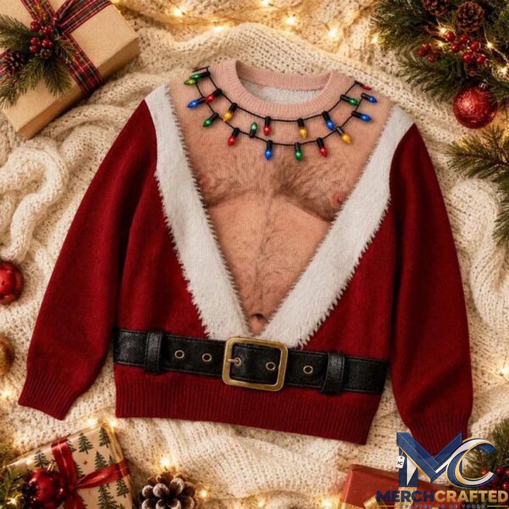 Funny Christmas Santa Ugly Christmas Sweater