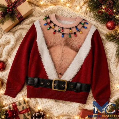 Funny Christmas Santa Ugly Christmas Sweater