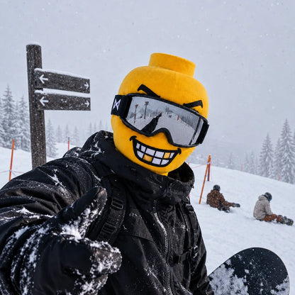Yellow-Head Ski Mask
