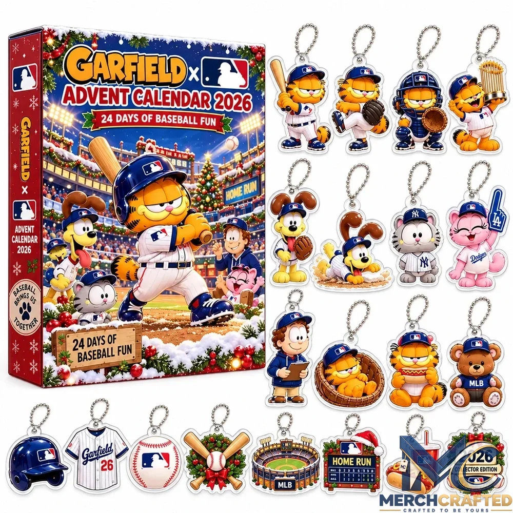 Garfield x Baseball 2026 Advent Calendar - 24 Days of Baseball Fun
