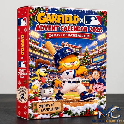 Garfield x Baseball 2026 Advent Calendar - 24 Days of Baseball Fun