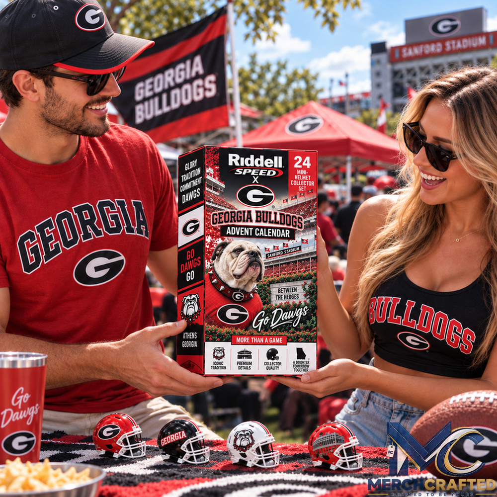 Georgia Bulldogs Mini Helmet Advent Calendar 2026