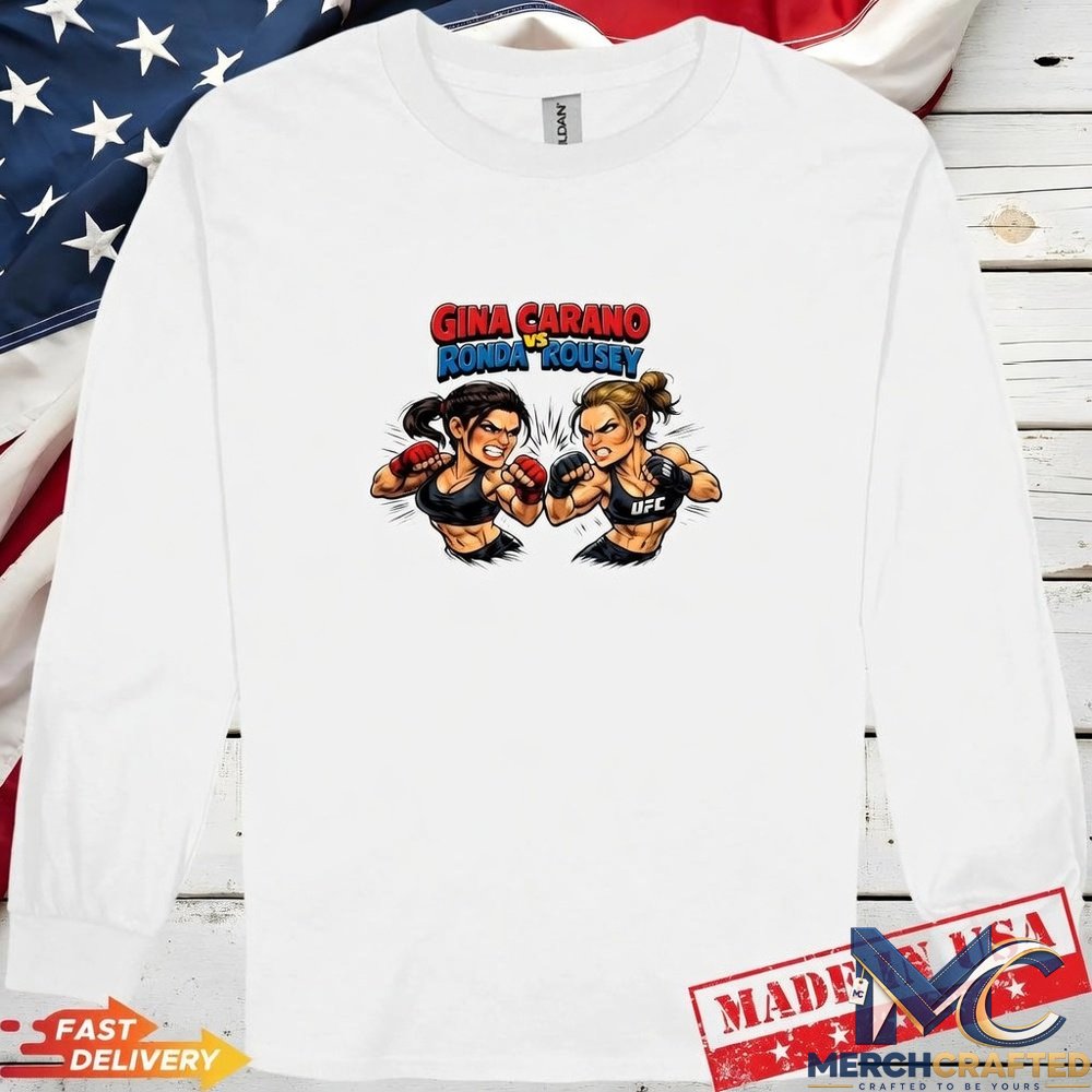 Gina Carano vs Ronda Rousey MMA T-Shirt
