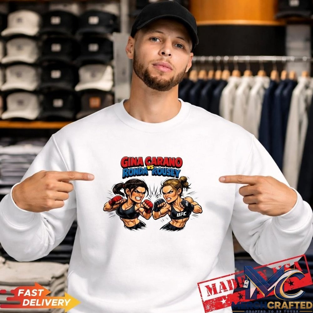 Gina Carano vs Ronda Rousey MMA T-Shirt
