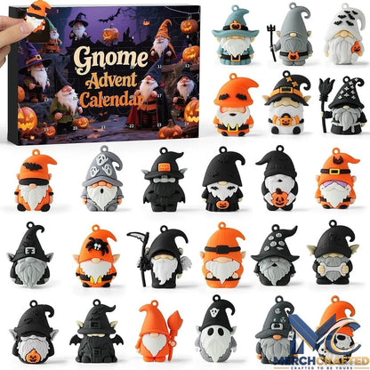 Gnome Halloween Advent Calendar 2026 – 24 Unique Halloween Gnome Figurines Countdown