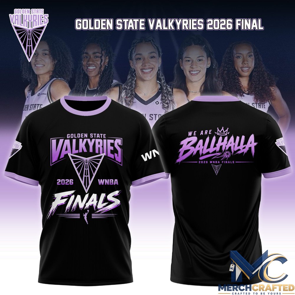 Golden State Valkyries 2026 WNBA Finals Black T Shirt