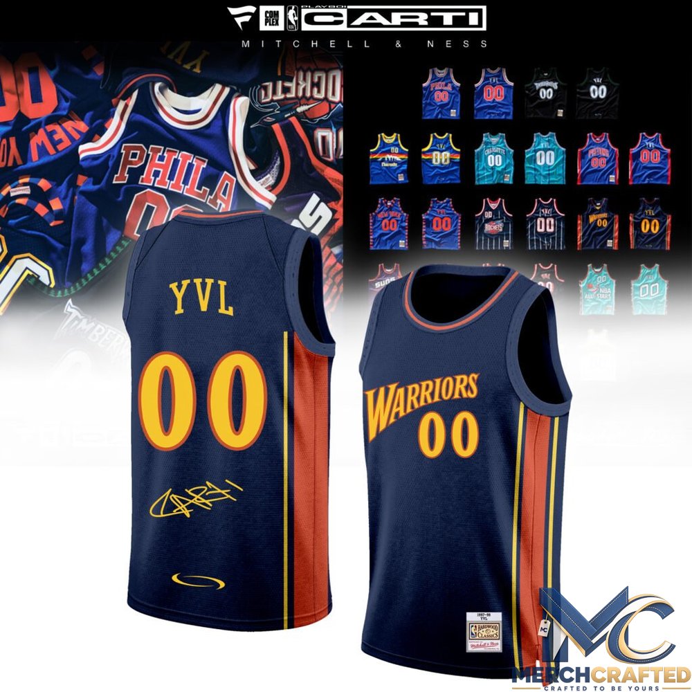 Golden State Warriors Hardwood Classics Blue Basketball Jersey