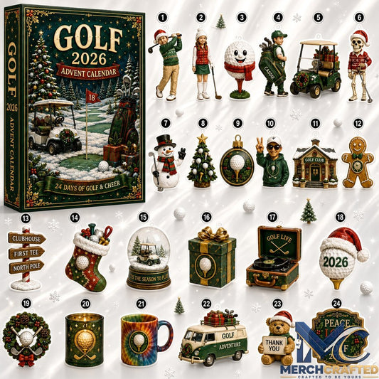Golf 24 Days of Golf And Cheer Christmas 2026 Advent Calendar