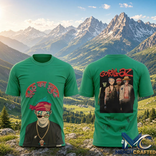 Gorillaz Mountain Tour Graphic Shirt