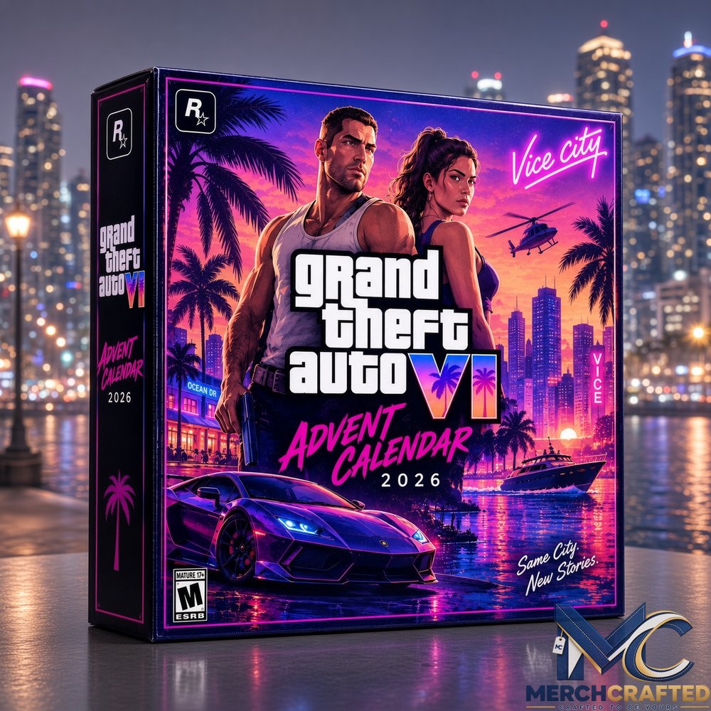 Grand Theft Auto VI 2026 Limited Edition Advent Calendar  24 Vice City Collectible Charms