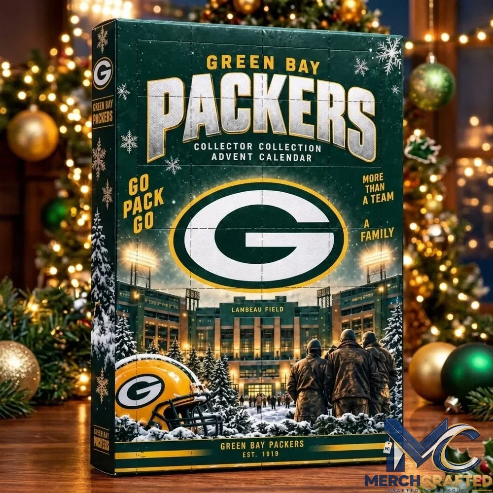 Green Bay Packers Christmas Go Pack Go Advent Calendar