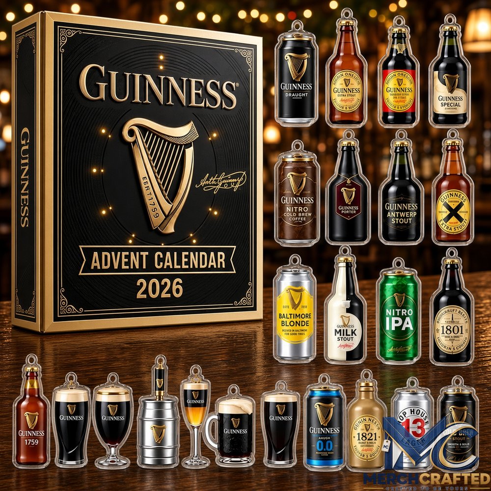 Guinness Beer Advent Calendar 2026 Holiday  Premium Stout Charm Gift Set