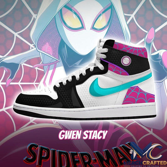 Gwen Stacy Spider Man High Top Shoes