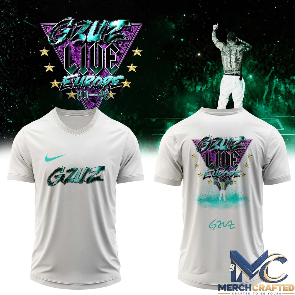 Gzuz Live Europe Tour 2026 Special Edition Football Jersey