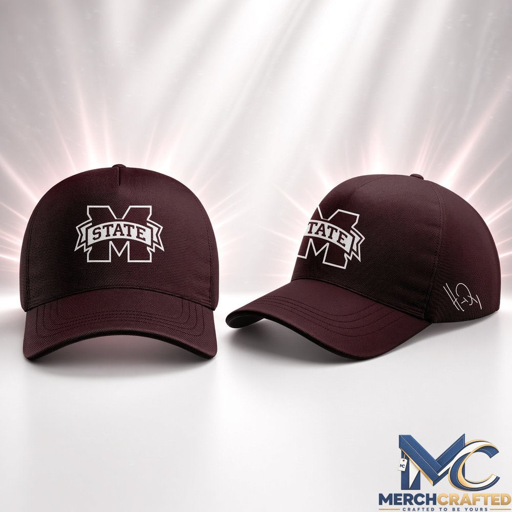 HARDY Hail MF State Cap Maroon Graphic Hat