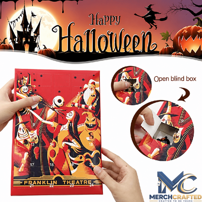 Halloween Advent Calendar 24 Days Spooky Horror Character Figures Blind Box Countdown Gift