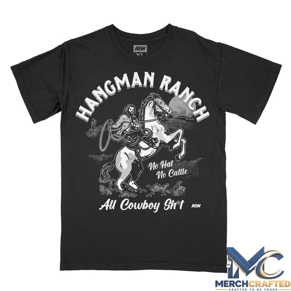 Hangman Adam Page - Hangman Ranch T-Shirt - Black