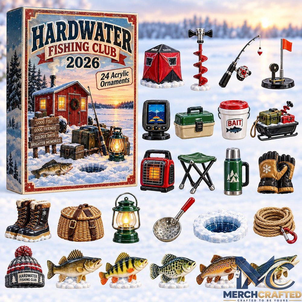 Hardwater Fishing Club 2026 - 24-Day Festive Countdown Advent Calendar