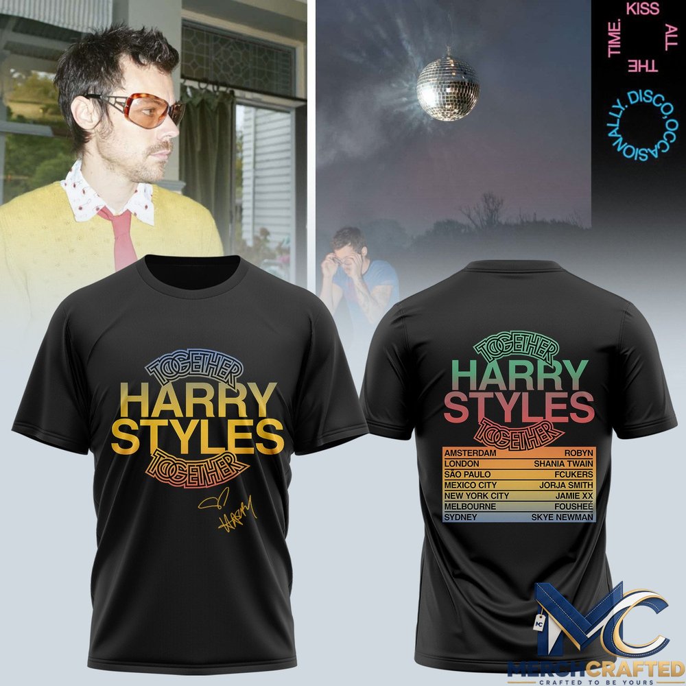 Harry Styles Together Together Tour 2026 T-Shirt Concert Merch Tee