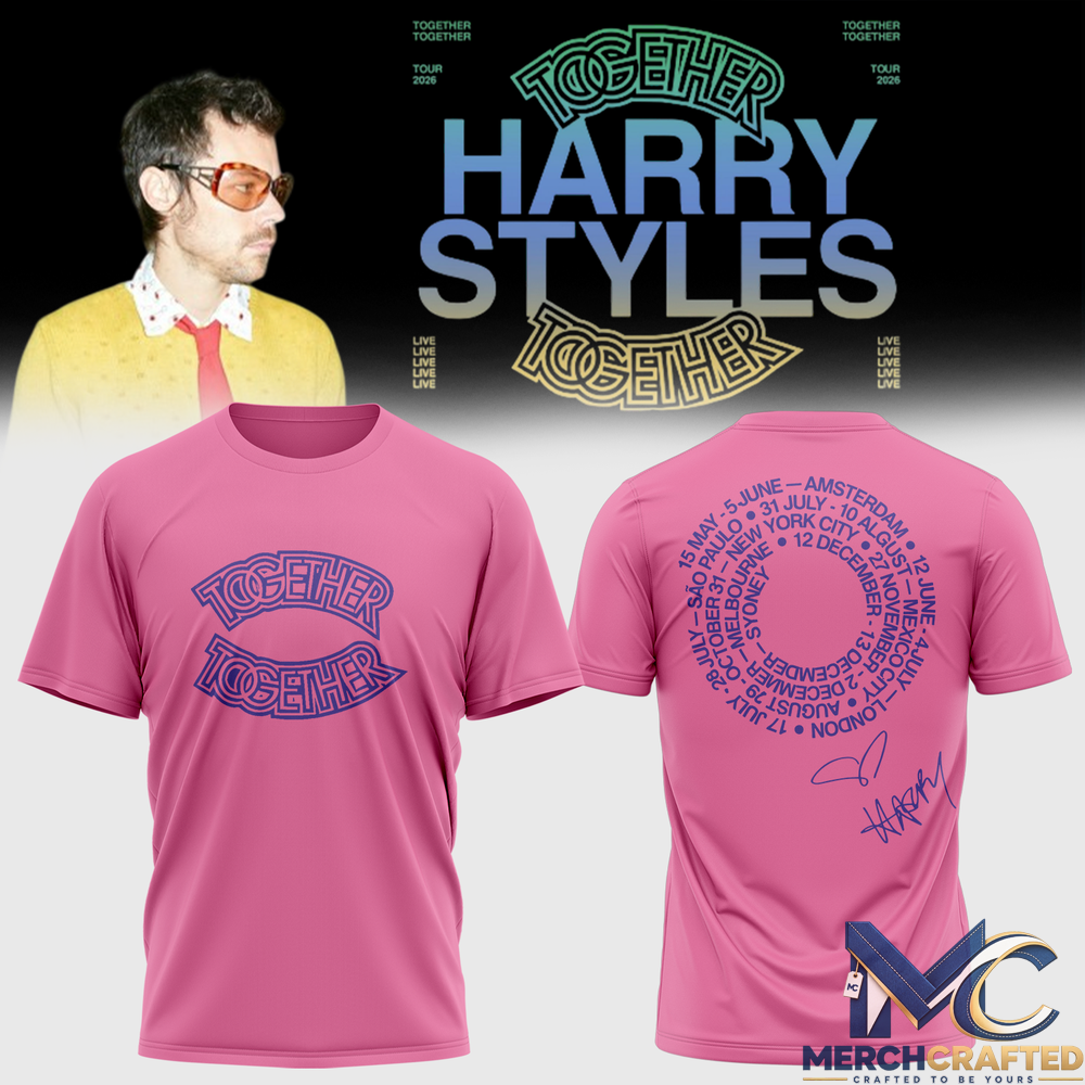 Harry Styles Together Together Tour 2026 T-Shirt Concert Merch Tee