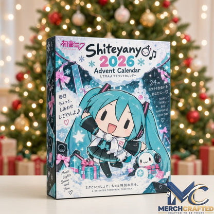 Hatsune Miku Shiteyanyo 2026 Limited Edition Advent Calendar  24 Collectible Charms