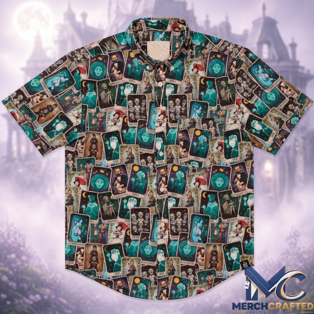 Haunted Mansion Deck of the Dead Halloween 2026 Hawaiian Shirt