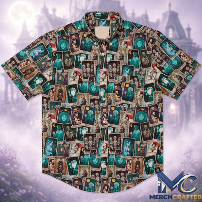Haunted Mansion Deck of the Dead Halloween 2026 Hawaiian Shirt