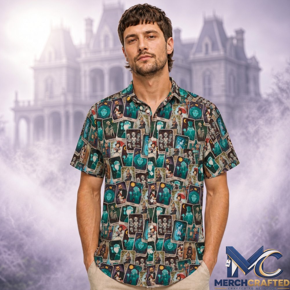 Haunted Mansion Deck of the Dead Halloween 2026 Hawaiian Shirt