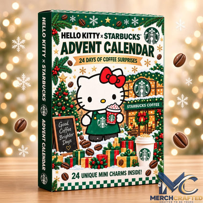 Hello Kitty x Starbucks 2026 Advent Calendar 24 Days of Coffee Surprises