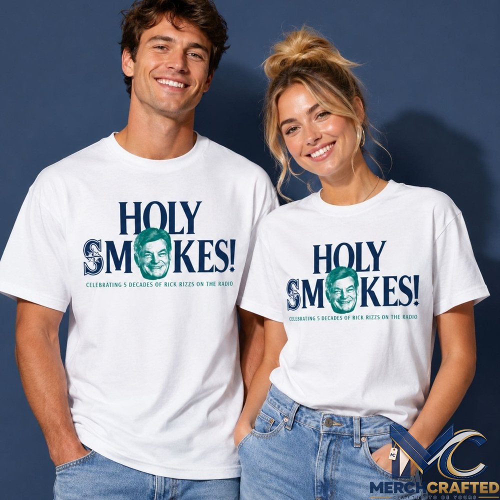 Holy Smokes Celebrating 5 Decades of Rick Rizzs On The Radio Shirt