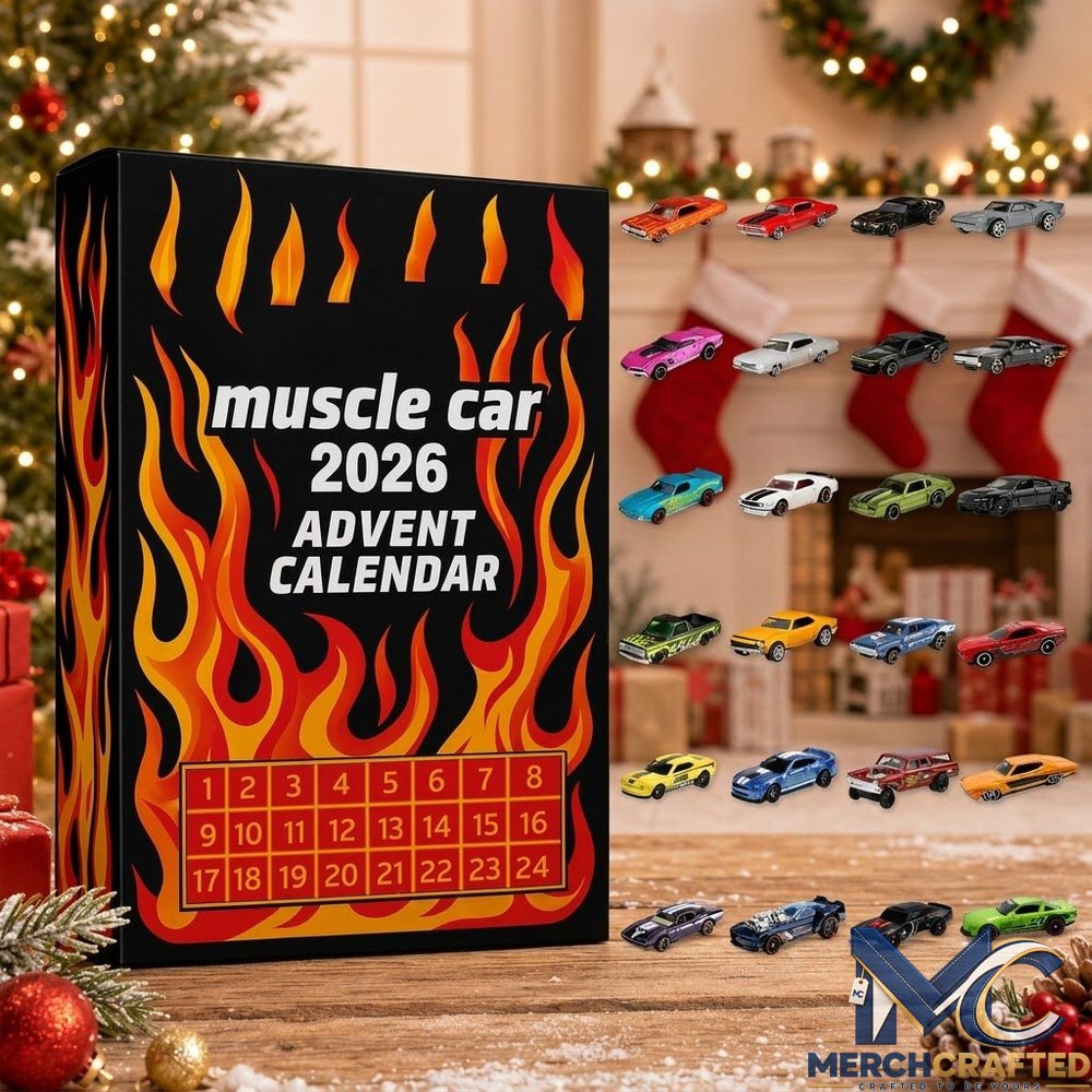 Hot Wheels Muscle Toy Car Advent Calendar