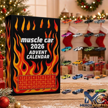 Hot Wheels Muscle Toy Car Advent Calendar