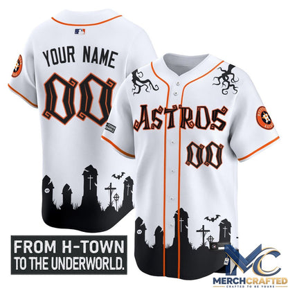 Houston Astros 'Halloween Shadows Edition' Vapor Premier Limited Custom Jersey