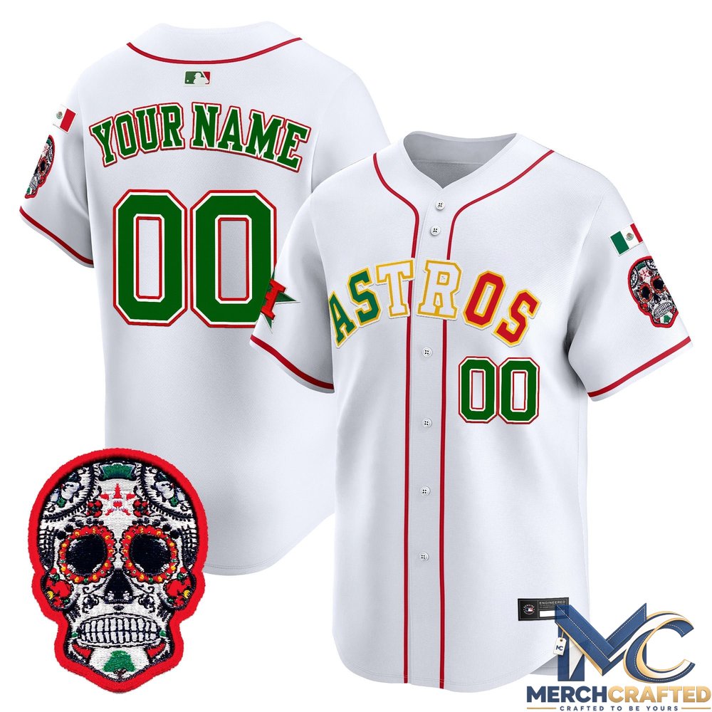 Houston Astros Mexico 2026 'Día de los Muertos Edition' Vapor Premier Limited Custom Baseball Jersey