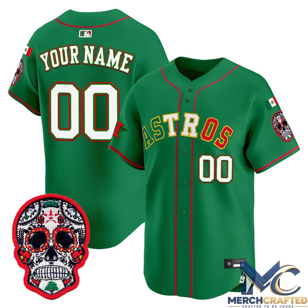 Houston Astros Mexico 2026 'Día de los Muertos Edition' Vapor Premier Limited Custom Baseball Jersey