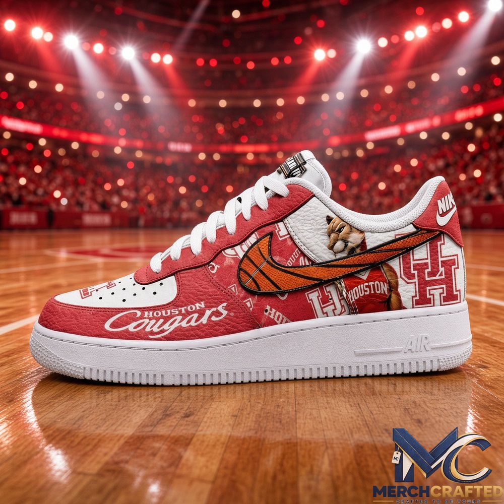 Houston Cougars Custom Sneakers