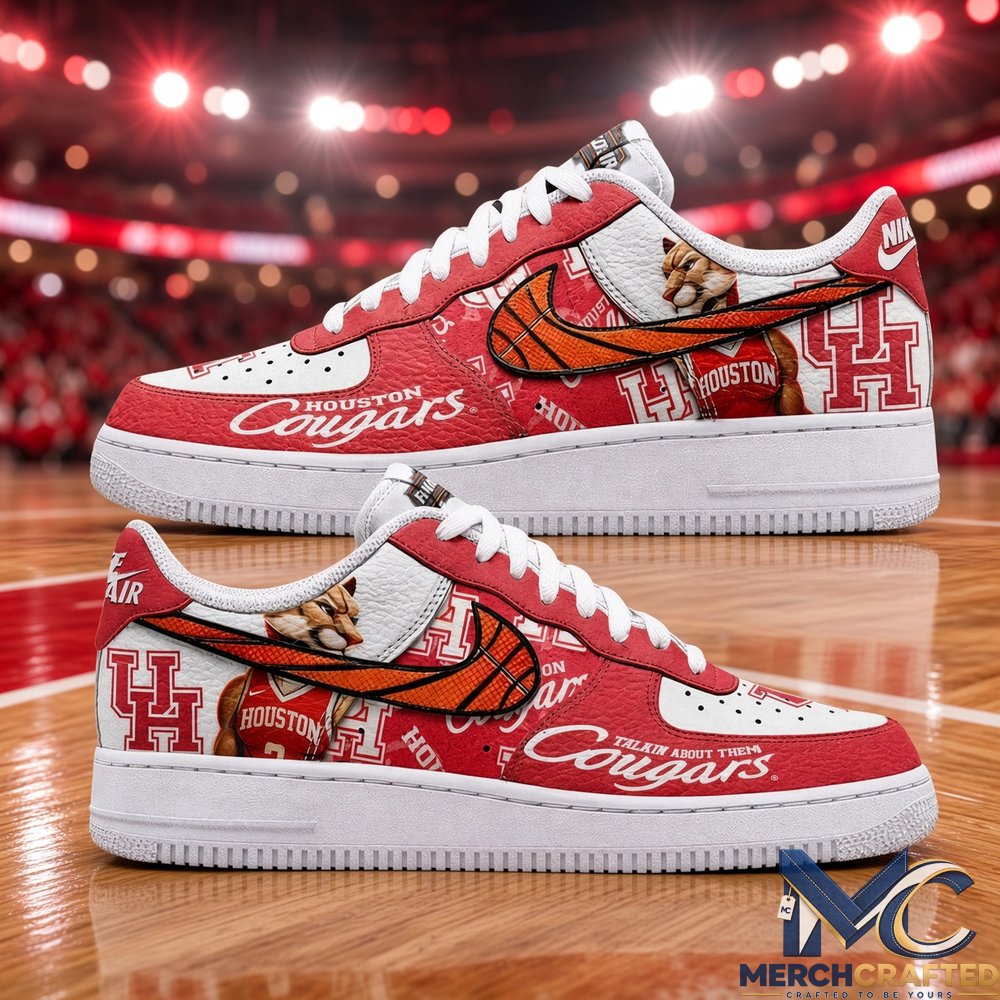 Houston Cougars Custom Sneakers