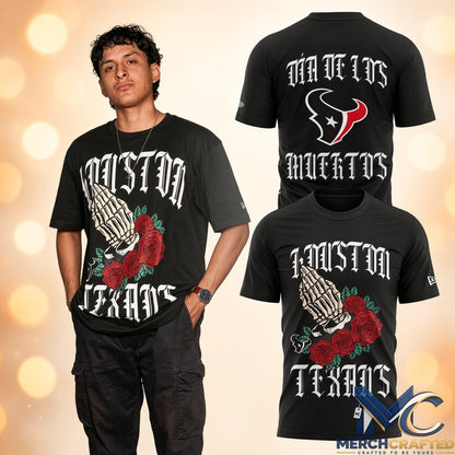 Houston Texans Día de los Muertos T-Shirt