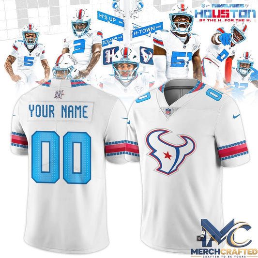 Houston Texans Rivalries Collection Customized Limited Football Jersey