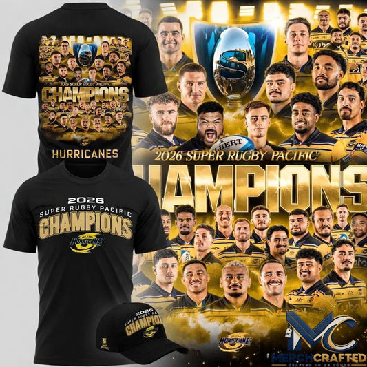 Hurricanes Super Rugby Pacific 2026 Champions Shirt
