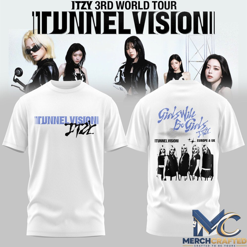 ITZY 3rd World Tour Girls Will Be Girls Graphic T-Shirt