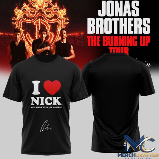 I Heart Nick Jonas Joe x Kevin Of Course T-Shirt