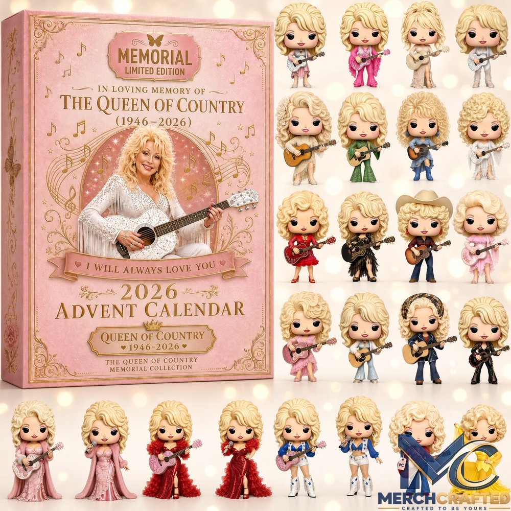 In Loving Memory Of The Queen Of Country 1946-2026 Memorial Advent Calendar  Limited Edition Holiday Collection