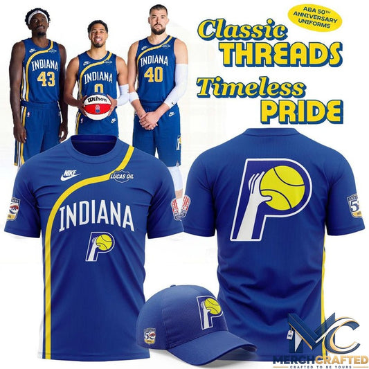 Indiana Pacers ABA Classic Edition T Shirt
