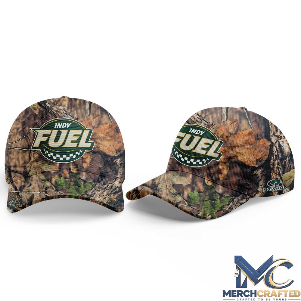 Indy Fuel Mossy Oak Camo Hockey Baseball Cap 2026
