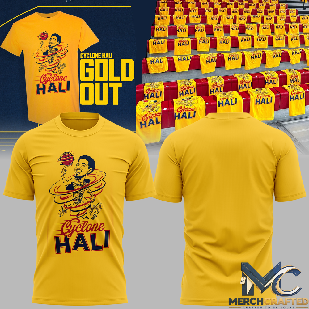 Iowa State Cyclones Cyclone Hali Gold Out 2026 T-Shirt